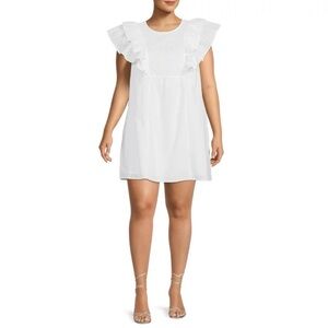 NWT Terra. & Sky Woven Eyelet Dress